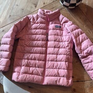 Patagonia Kids Light Pink Puffer Coat